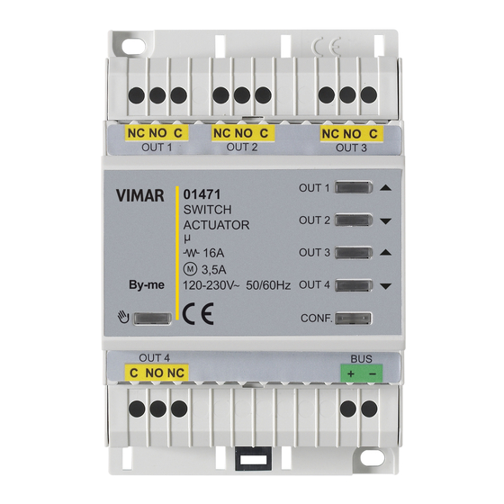 Vimar by-me 01851.2 Manual De Instrucciones