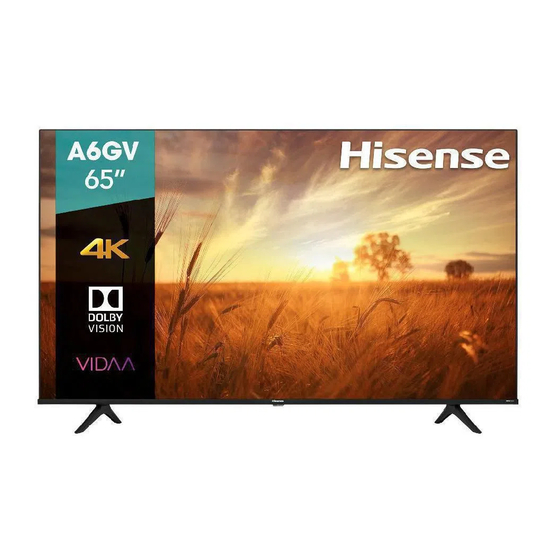 Hisense A6GV Manuales