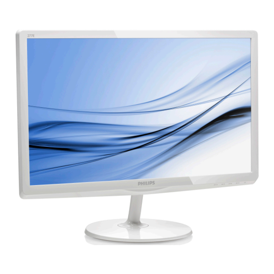Philips 277E6 Manual De Usuario