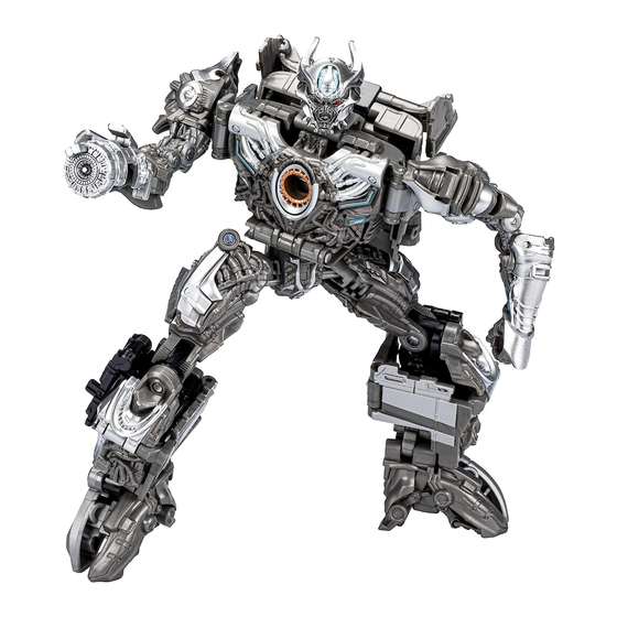 Hasbro Transformers 90 STUDIO Serie Manual De Instrucciones