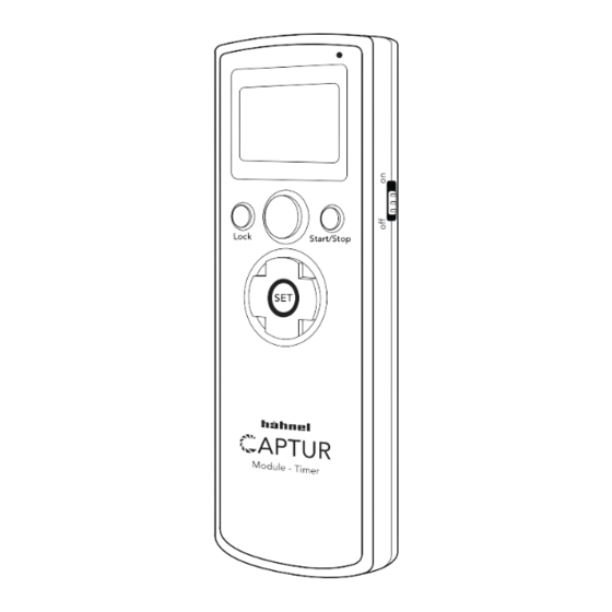 Hahnel CAPTUR Manual De Instrucciones