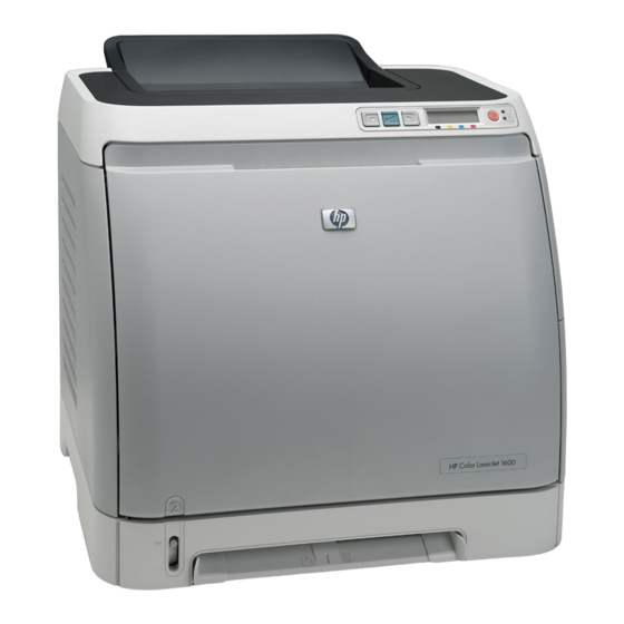 HP Color LaserJet 1600 Guia Del Usuario