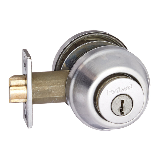 Kwikset 599 Instrucciones De Instalación