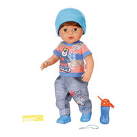 Zapf Creation BABY born Sister/Brother Soft Touch Manual Del Usuario