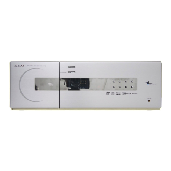 Sharp SD-AT100W Guia De Inicio Rapido
