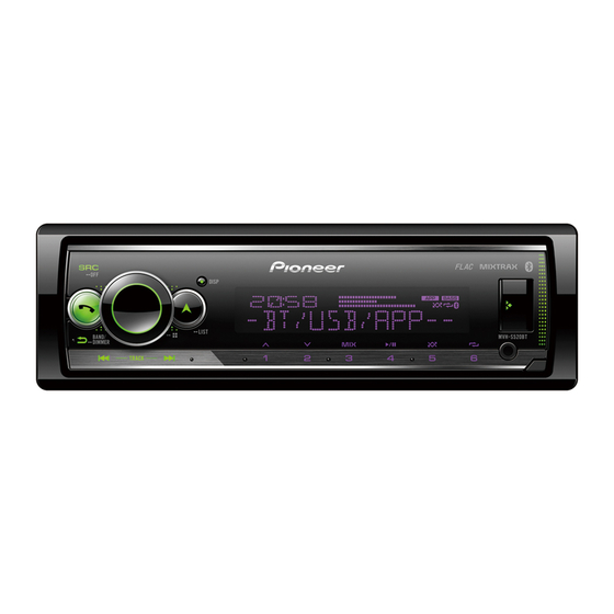 Pioneer MVH-S520BT Manual De Instrucciones