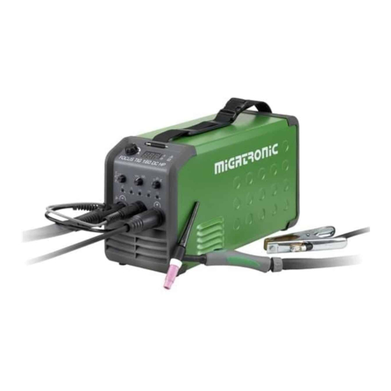 Migatronic FOCUS TIG 160 DC HP PFC Manual De Instrucciones