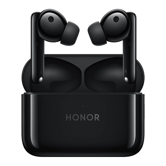 honor TWS Earbuds 2 SE Guia De Inicio Rapido