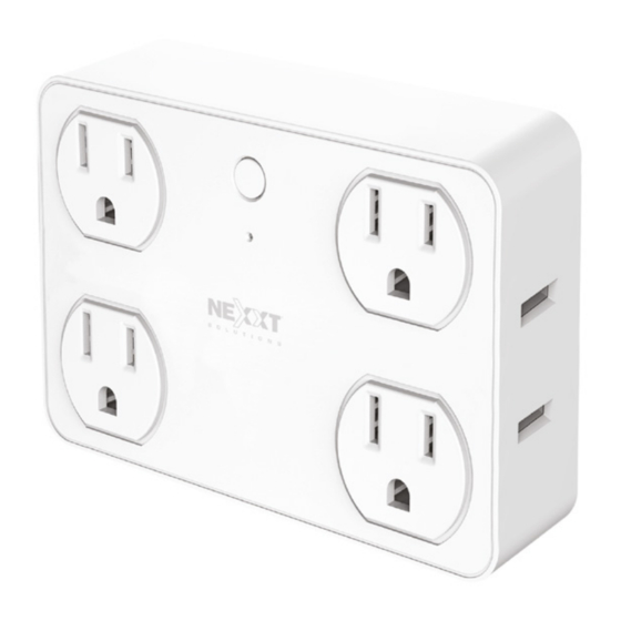 Nexxt Solutions Smart Wi-Fi surge protector Manual De Instrucciones