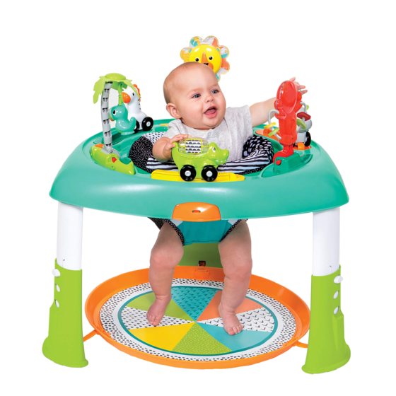 Infantino Sit, spin & stand entertainer 360 seat & activity table Manuales