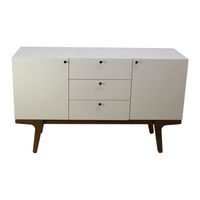 West Elm Modern Buffet Instrucciones De Ensamblaje