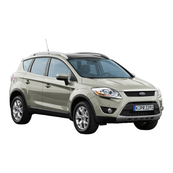 Ford Kuga 2008 Manual Del Conductor