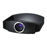 Sony Bravia VPL-VW85 Manual De Instrucciones