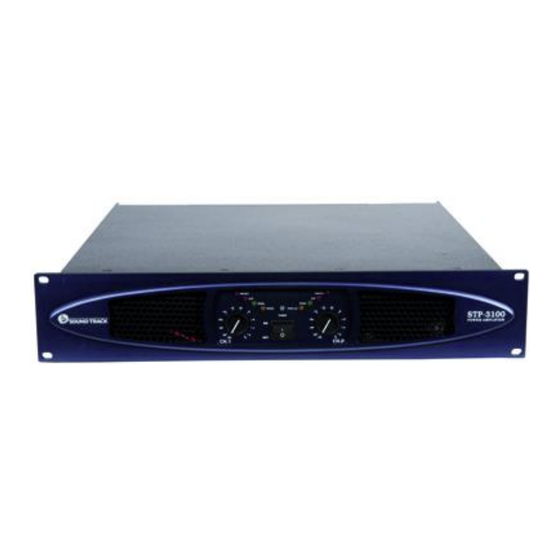 Soundtrack pro-audio STP-3100 Instructivo
