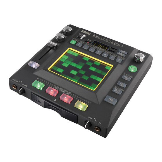 Korg Kaossilator Pro + Manuales