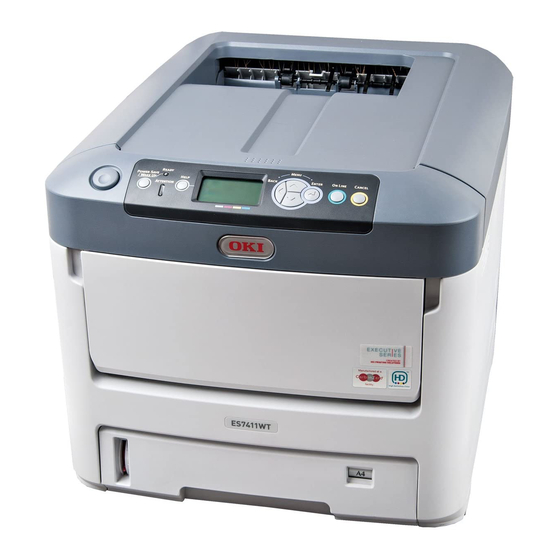 Oki C711WT Guía De La Red