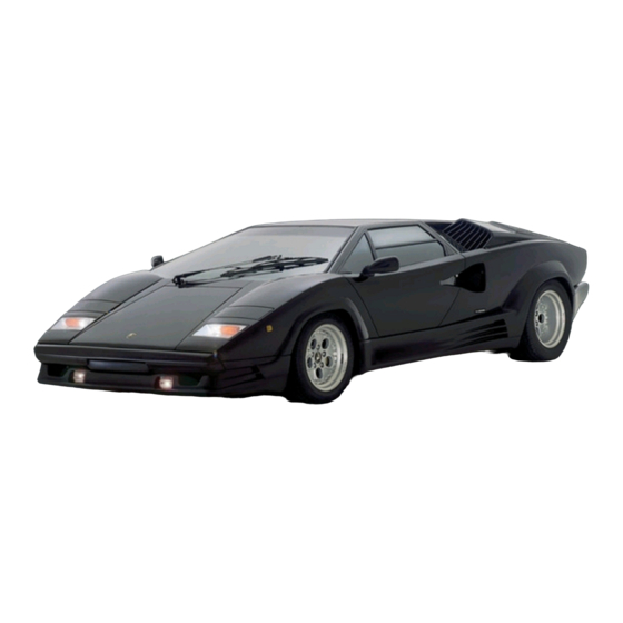 Italeri Lamborghini Countach 25th Anniversary Manuales