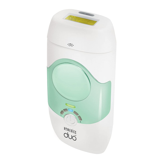 HoMedics duo IPL-HH150-EU Guia De Inicio Rapido