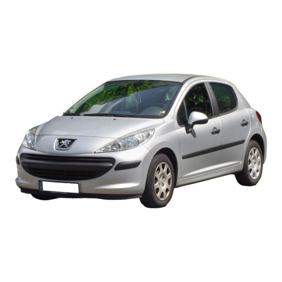 PEUGEOT 207 Manual Del Usuario