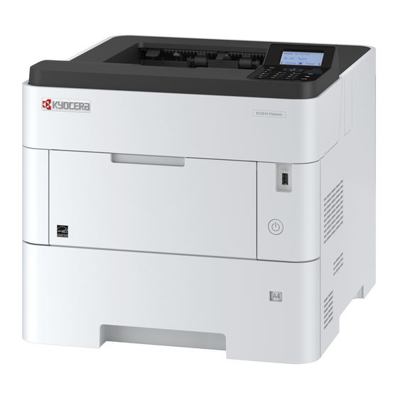 Kyocera ECOSYS P3260dn Manuales