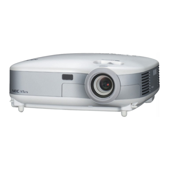 NEC VT676 Guia De Inicio Rapido