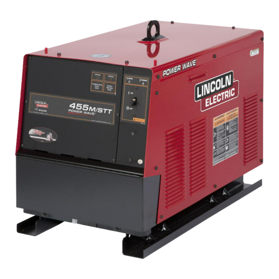 Lincoln Electric POWER WAVE 455M/STT Manuales