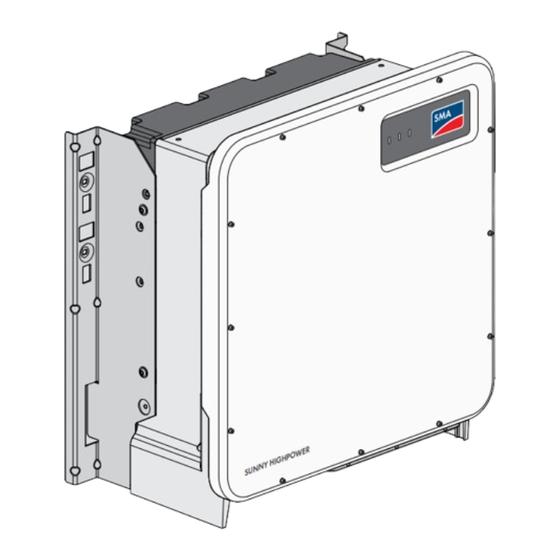 SMA SHP Serie Instrucciones Breves