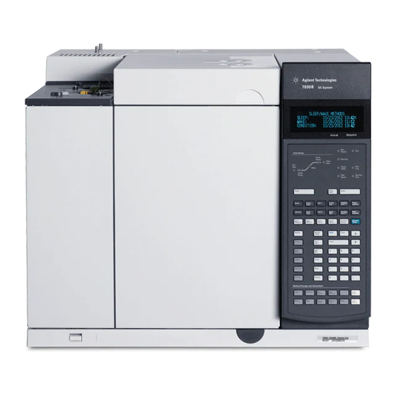 Agilent Technologies 7890B Guía De Instalación Y De Usuario