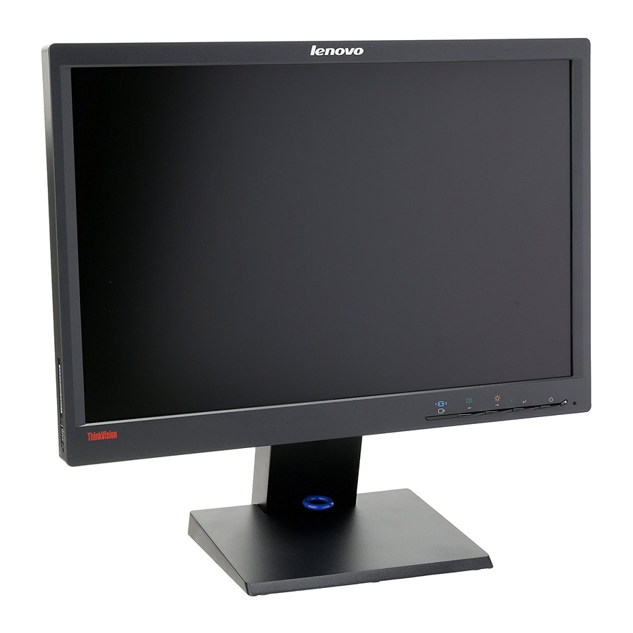 Lenovo ThinkVision LT1952p Manual Del Usuario