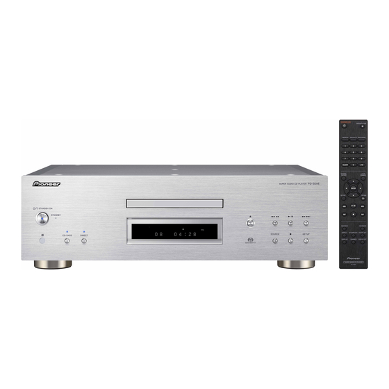 Pioneer PD-50AE Manual De Instrucciones
