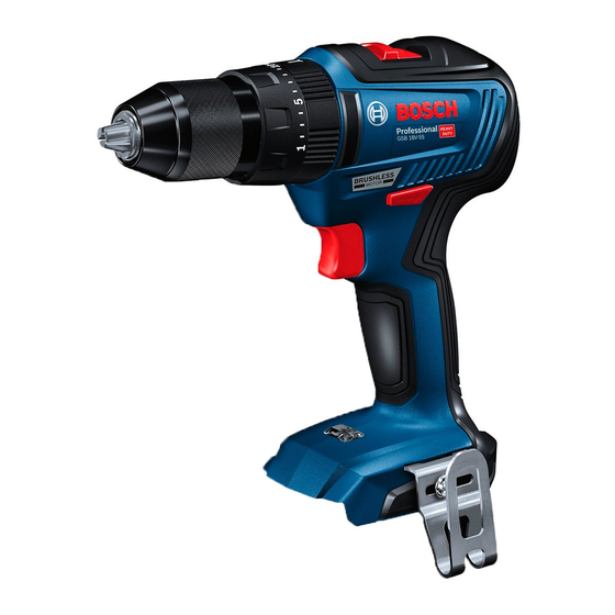 Bosch GSB Professional 18V-55 Manual Original