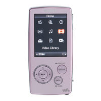 Sony Walkman NW-A806 Guia De Inicio Rapido