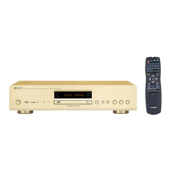 Yamaha DVD-S2500 Manual De Instrucciones