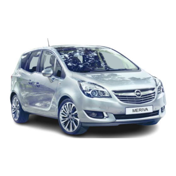 Opel Meriva 2014 Manual De Instrucciones