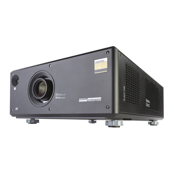 Digital Projection HIGHlite 8000 Serie Manual Del Usuario