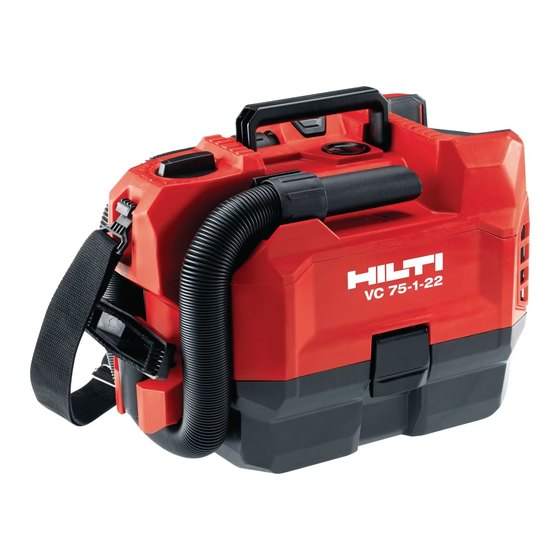 Hilti VC 75-1-22 Manual Del Usuario