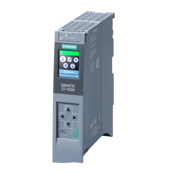 Siemens 6ES7513-1AL02-0AB0 Manual De Producto