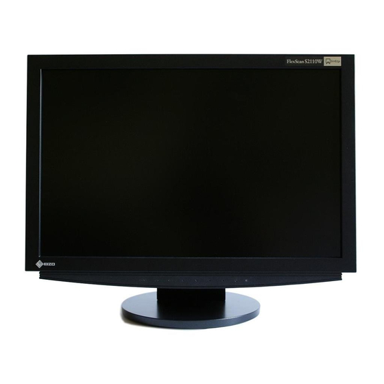 Eizo FlexScan S2111W Manuales