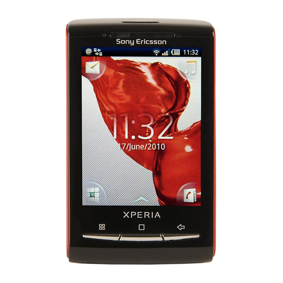 Sony Ericsson Xperia X10 mini Guía De Usuario