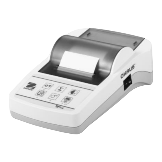 OHAUS SF40A Manual Del Usuario
