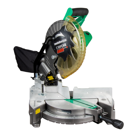 Metabo HPT C 10FCH2 Manual De Instrucciones