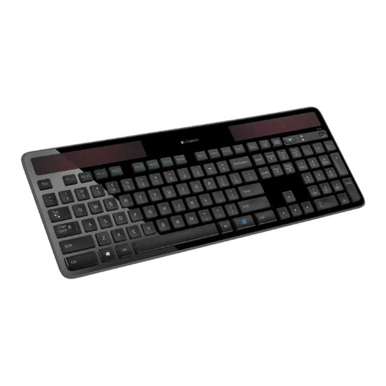 Logitech K750 Manual Del Usuario