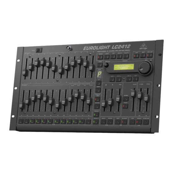 Behringer EUROLIGHT LC2412 Manual De Uso