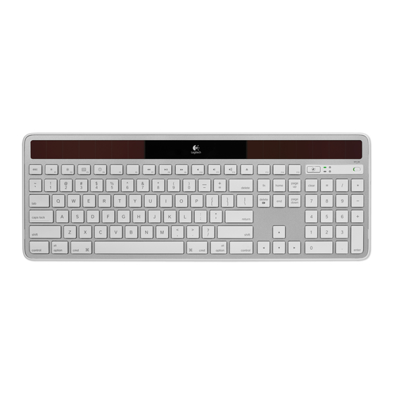 Logitech K750 Guia De Inicio Rapido