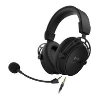 HyperX Cloud Alpha S HX-HSCAS-BL/WW Manual De Instrucciones