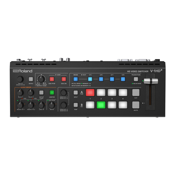 Roland V-1HD+ Guía De Inicio