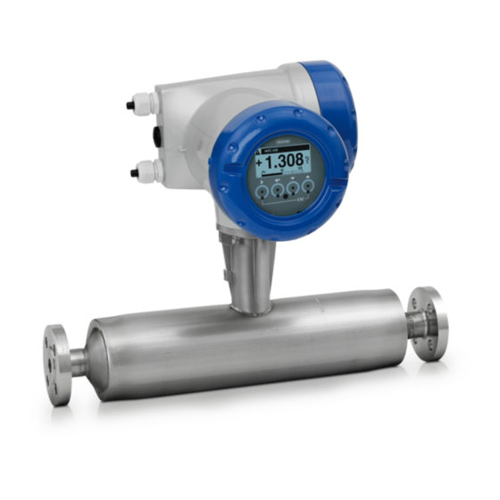 KROHNE OPTIMASS 1400 Inicio Rápido