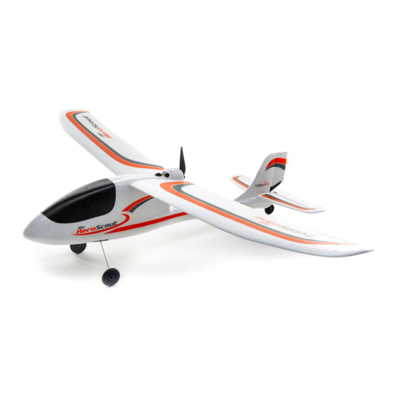 Horizon Hobby HobbyZone Mini AeroScout Manual De Instrucciones