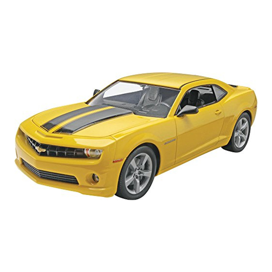 REVELL 2010 CAMARO SS Manuales