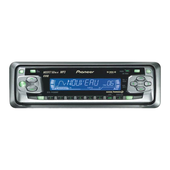 Pioneer DEH-P4500MP Manual De Operación